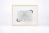 Pressed Flower Diploma Frame | 16x20 Graduation Keepsake
