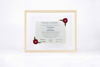 Pressed Flower Diploma Frame | 16x20 Graduation Keepsake