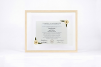 Pressed Flower Diploma Frame | 16x20 Graduation Keepsake
