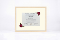 Pressed Flower Diploma Frame | 16x20 Graduation Keepsake
