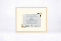 Pressed Flower Diploma Frame | 16x20 Graduation Keepsake