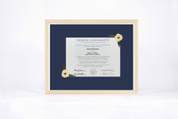 Pressed Flower Diploma Frame | 16x20 Graduation Keepsake