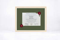 Pressed Flower Diploma Frame | 16x20 Graduation Keepsake