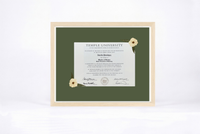 Pressed Flower Diploma Frame | 16x20 Graduation Keepsake