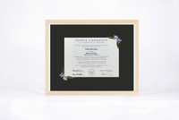 Pressed Flower Diploma Frame | 16x20 Graduation Keepsake