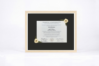 Pressed Flower Diploma Frame | 16x20 Graduation Keepsake
