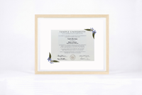 Pressed Flower Diploma Frame | 16x20 Graduation Keepsake