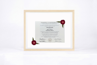Pressed Flower Diploma Frame | 16x20 Graduation Keepsake