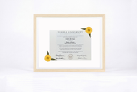 Pressed Flower Diploma Frame | 16x20 Graduation Keepsake