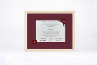 Pressed Flower Diploma Frame | 16x20 Graduation Keepsake