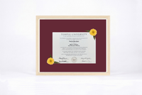 Pressed Flower Diploma Frame | 16x20 Graduation Keepsake