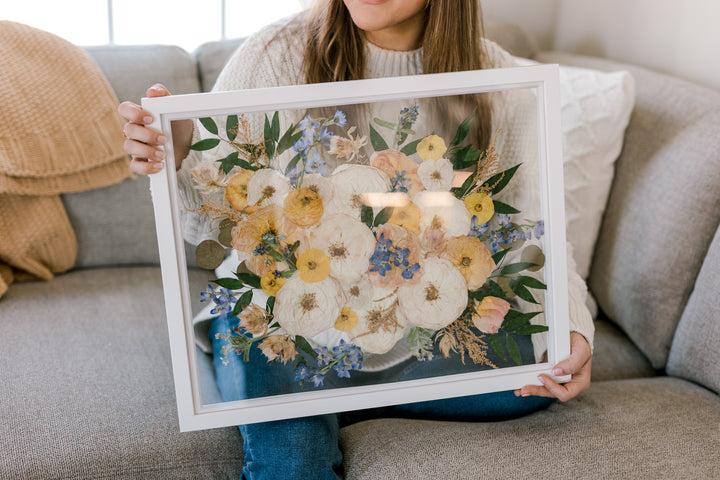 16x20 White Wood Frame.