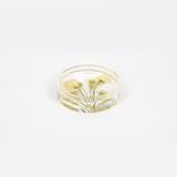 Pressed Flower Ring Dish