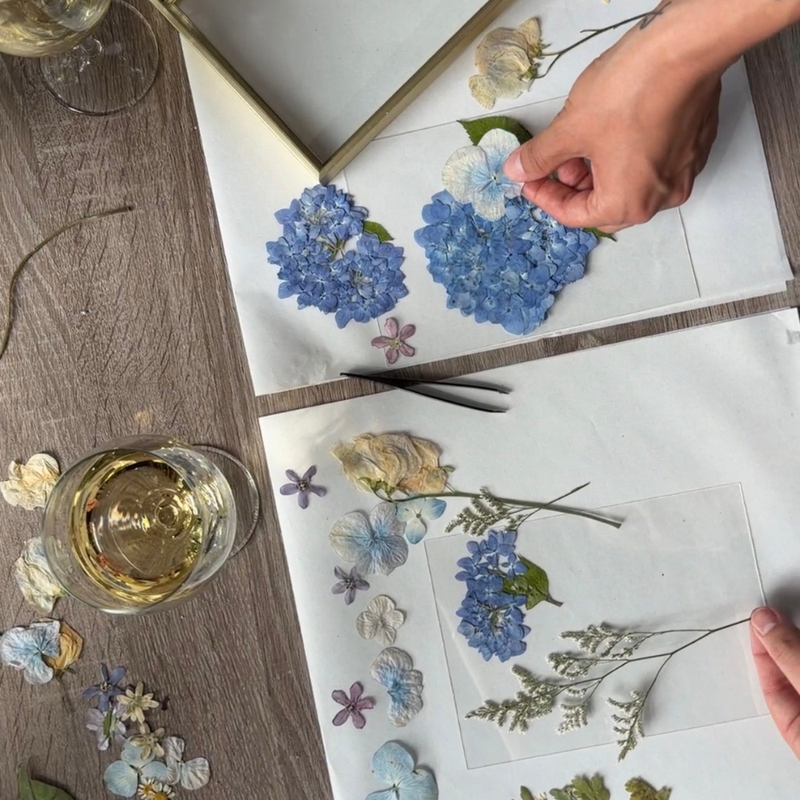 The Flower Press Experience: Bloom to Frame Series