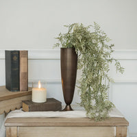 Tall Bronze Tapered Vase