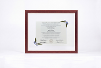 Pressed Flower Diploma Frame | 16x20 Graduation Keepsake