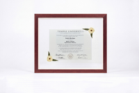 Pressed Flower Diploma Frame | 16x20 Graduation Keepsake