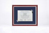 Pressed Flower Diploma Frame | 16x20 Graduation Keepsake