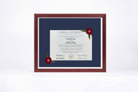 Pressed Flower Diploma Frame | 16x20 Graduation Keepsake
