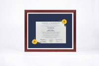 Pressed Flower Diploma Frame | 16x20 Graduation Keepsake