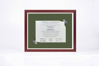 Pressed Flower Diploma Frame | 16x20 Graduation Keepsake