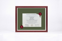 Pressed Flower Diploma Frame | 16x20 Graduation Keepsake