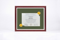 Pressed Flower Diploma Frame | 16x20 Graduation Keepsake