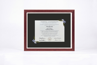 Pressed Flower Diploma Frame | 16x20 Graduation Keepsake