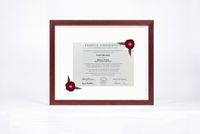 Pressed Flower Diploma Frame | 16x20 Graduation Keepsake