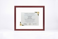 Pressed Flower Diploma Frame | 16x20 Graduation Keepsake