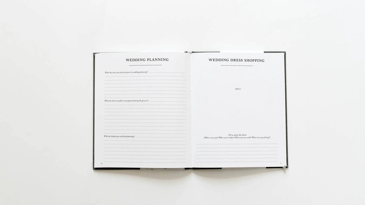Engagement Journal | Guided Wedding Planning and Memory Book