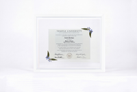 Pressed Flower Diploma Frame | 16x20 Graduation Keepsake