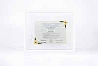 Pressed Flower Diploma Frame | 16x20 Graduation Keepsake
