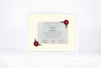 Pressed Flower Diploma Frame | 16x20 Graduation Keepsake
