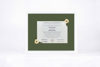 Pressed Flower Diploma Frame | 16x20 Graduation Keepsake