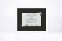 Pressed Flower Diploma Frame | 16x20 Graduation Keepsake