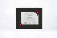 Pressed Flower Diploma Frame | 16x20 Graduation Keepsake