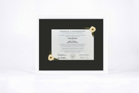 Pressed Flower Diploma Frame | 16x20 Graduation Keepsake