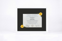 Pressed Flower Diploma Frame | 16x20 Graduation Keepsake