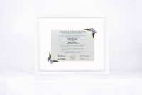Pressed Flower Diploma Frame | 16x20 Graduation Keepsake