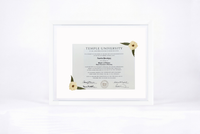 Pressed Flower Diploma Frame | 16x20 Graduation Keepsake