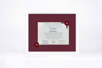 Pressed Flower Diploma Frame | 16x20 Graduation Keepsake