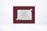 Pressed Flower Diploma Frame | 16x20 Graduation Keepsake