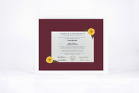 Pressed Flower Diploma Frame | 16x20 Graduation Keepsake