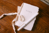 Wedding vow books from Element Marketplace, shown individually