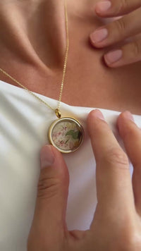 Petal Confetti Locket | Bouquet Preservation Necklace