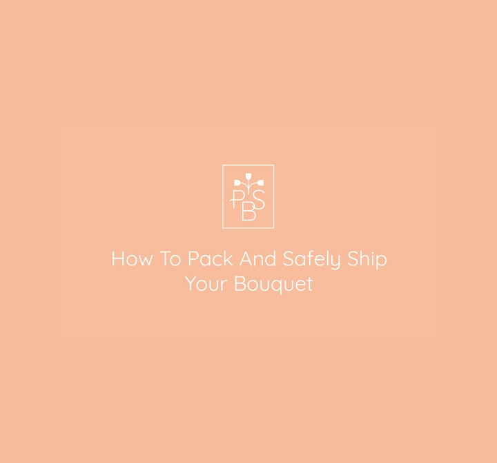 How to pack and safely shop your wedding bouquet