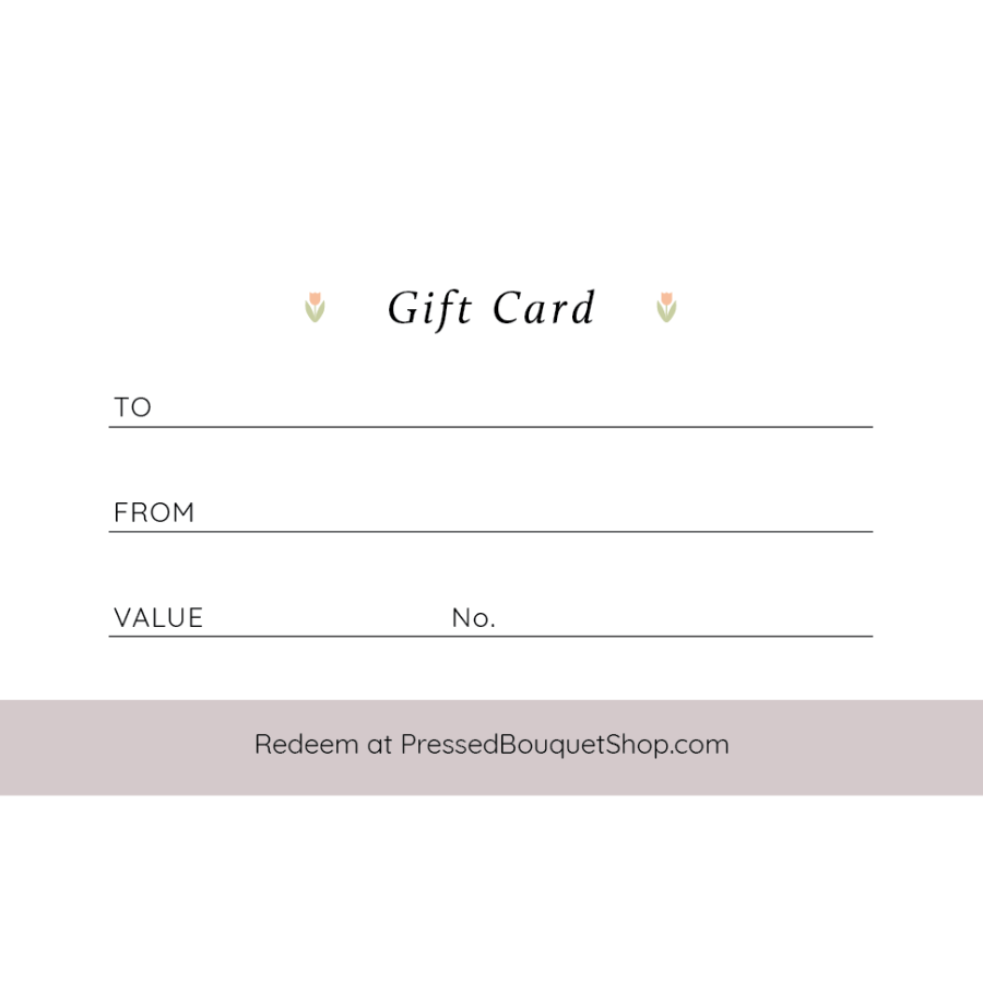 Gift Card certificate