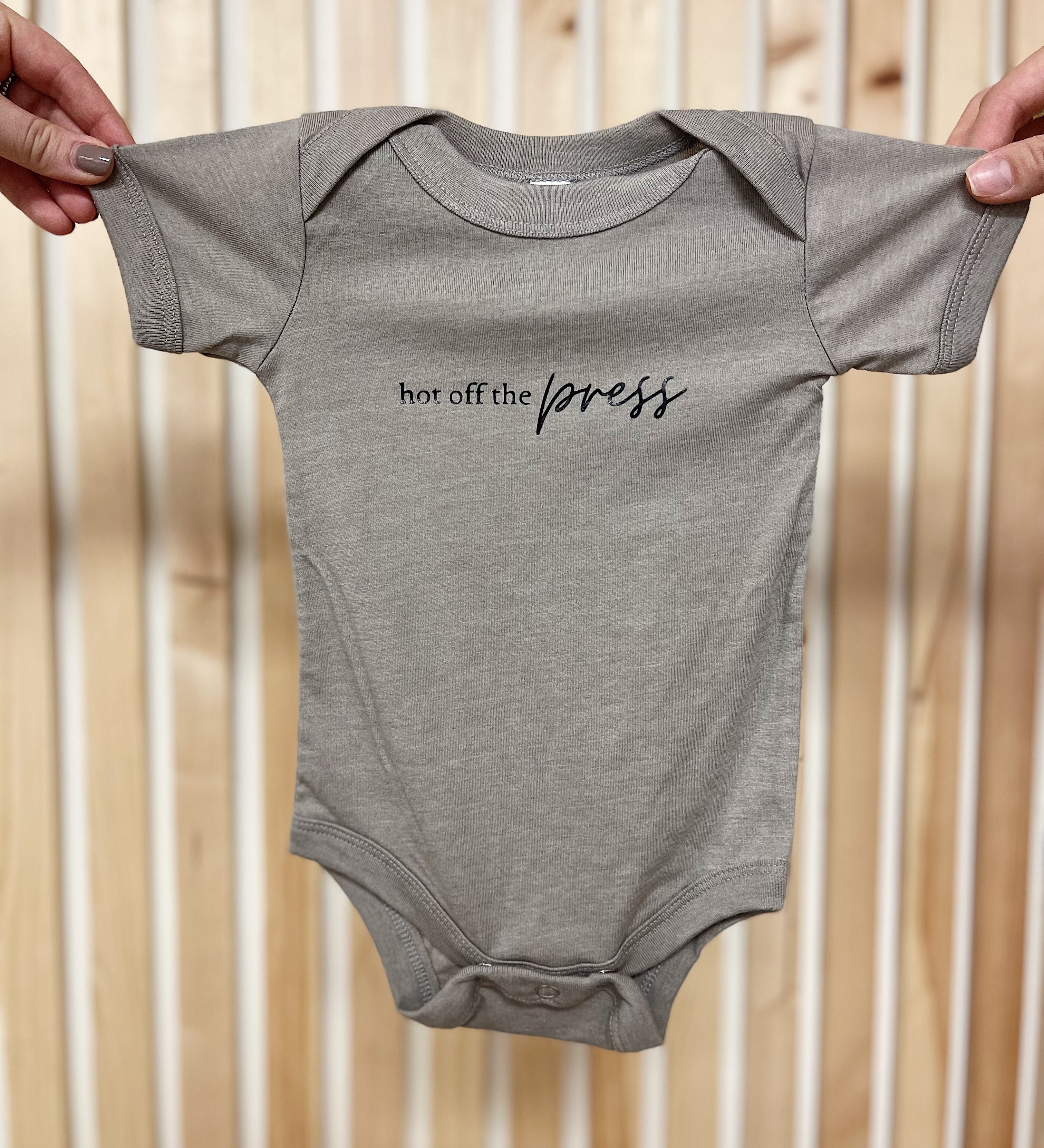 Pressed Bouquet Shop baby onesie