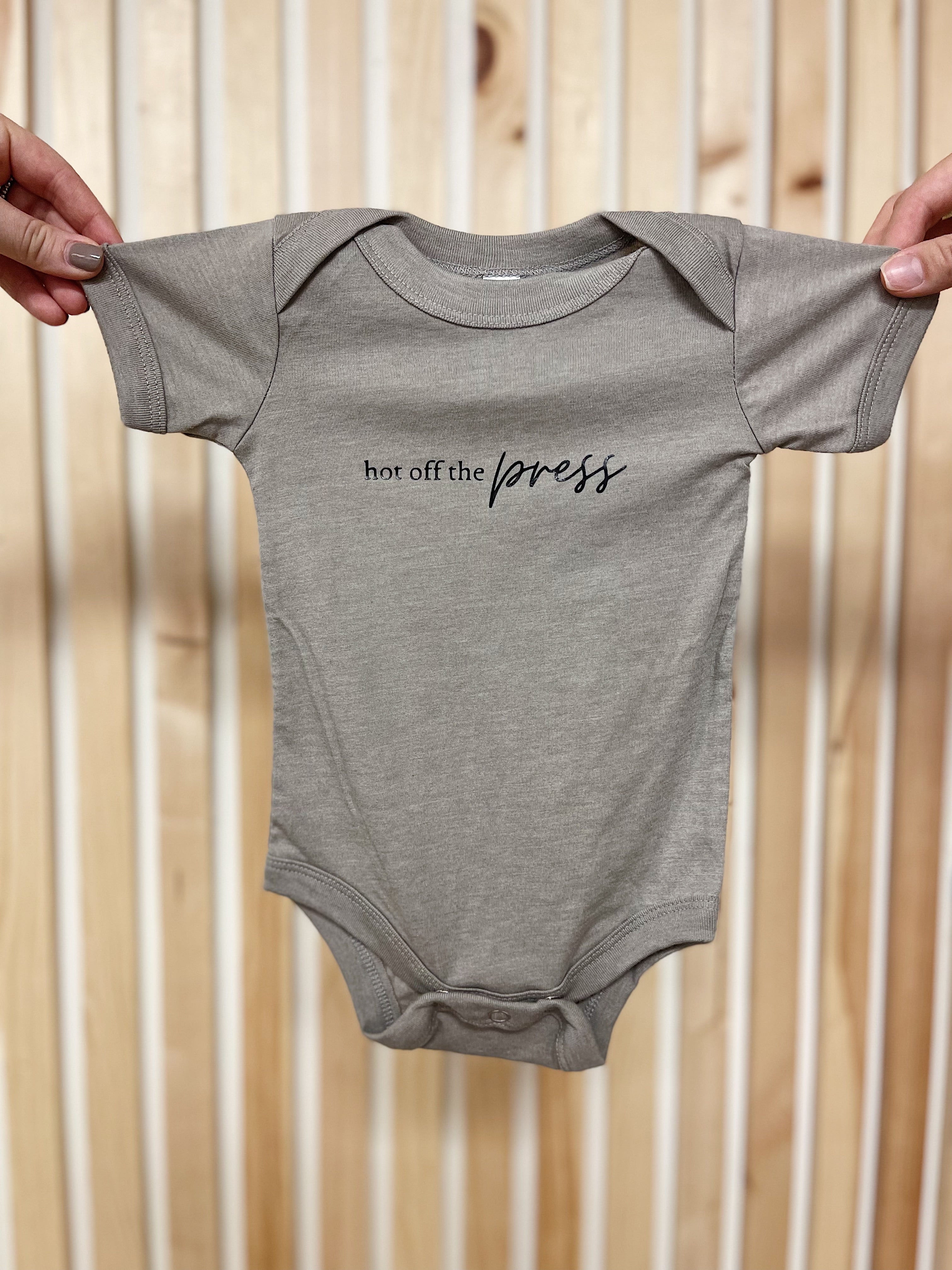 Pressed Bouquet Shop baby onesie
